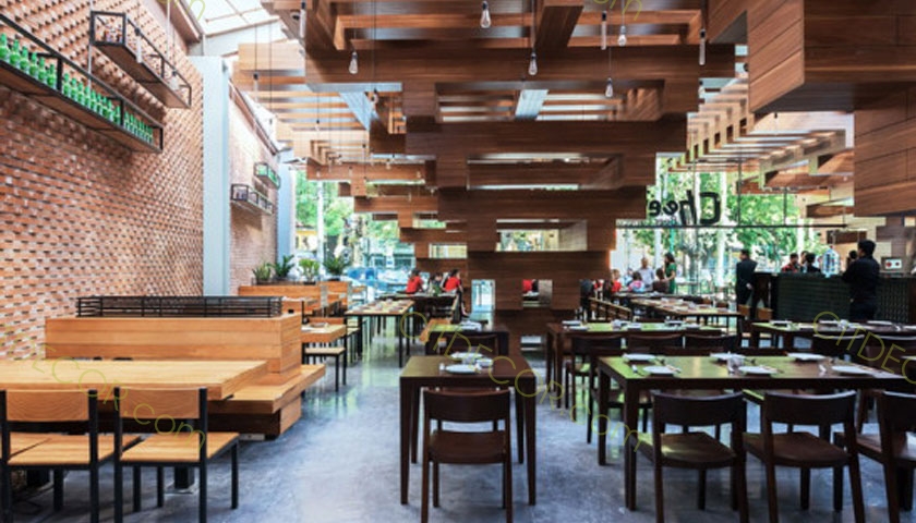 Thiết kế thi công nội thất nhà hàng theo yêu cầu tại Biên Hòa