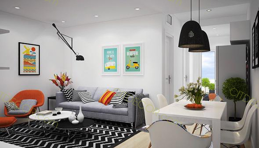 Những kiểu thiết kế nội thất căn hộ chung cư có diện tích nhỏ
