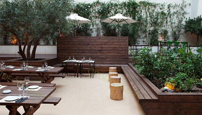 Top 5 thiết kế quán cafe đẹp theo phong cách sân vườn hoàn hảo 
