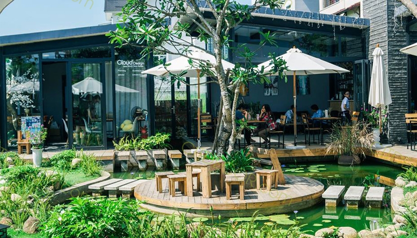 Phân chia không gian quán cafe sân vườn như thế nào cho đẹp ?