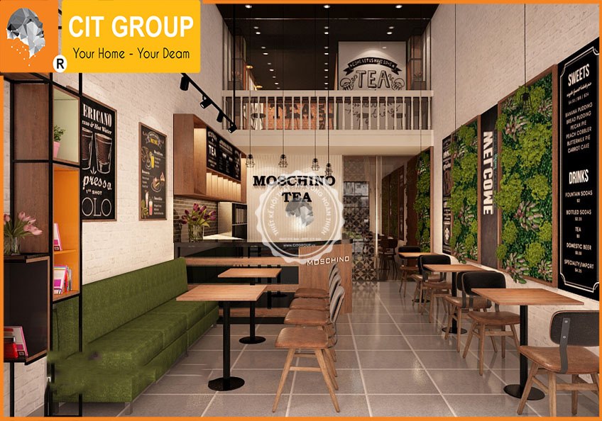 7 Mẫu thiết kế quán cafe nhỏ đẹp giá rẻ xu hướng 2021 : u/congtyneohouse